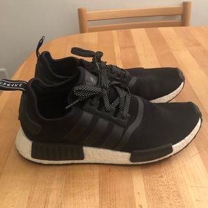 Adidas NMD Reflective black and white sole